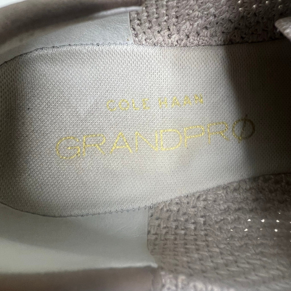 Cole Haan Grandpro Shoes Lace Up Casual Sneakers Textile Knit Womens Size 8 - Picture 3 of 7